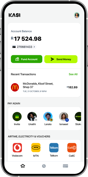 Kasi application on iphone home screen